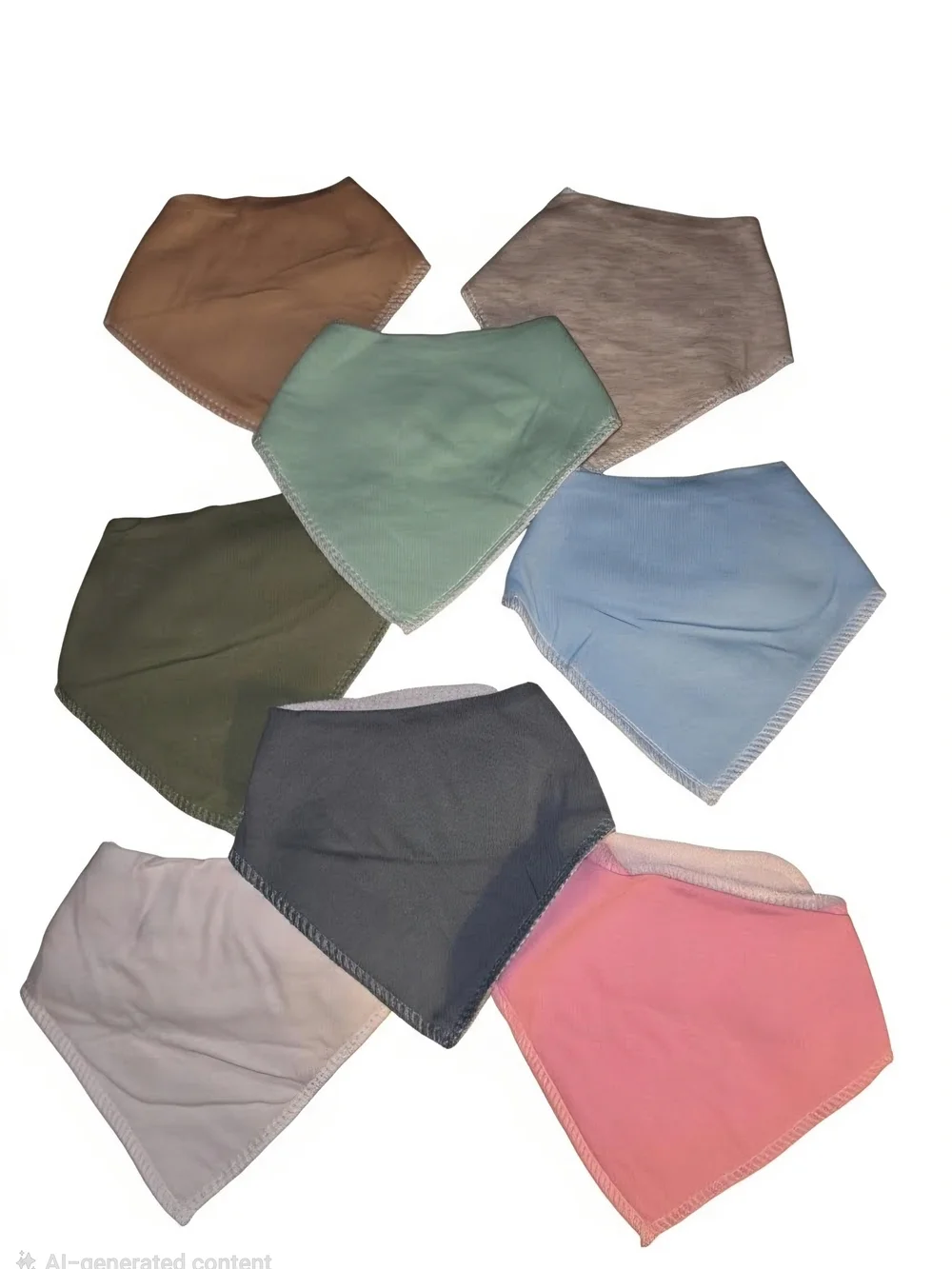 Kids Neutral & Pastel Bandana Bib Set - 8-Pack